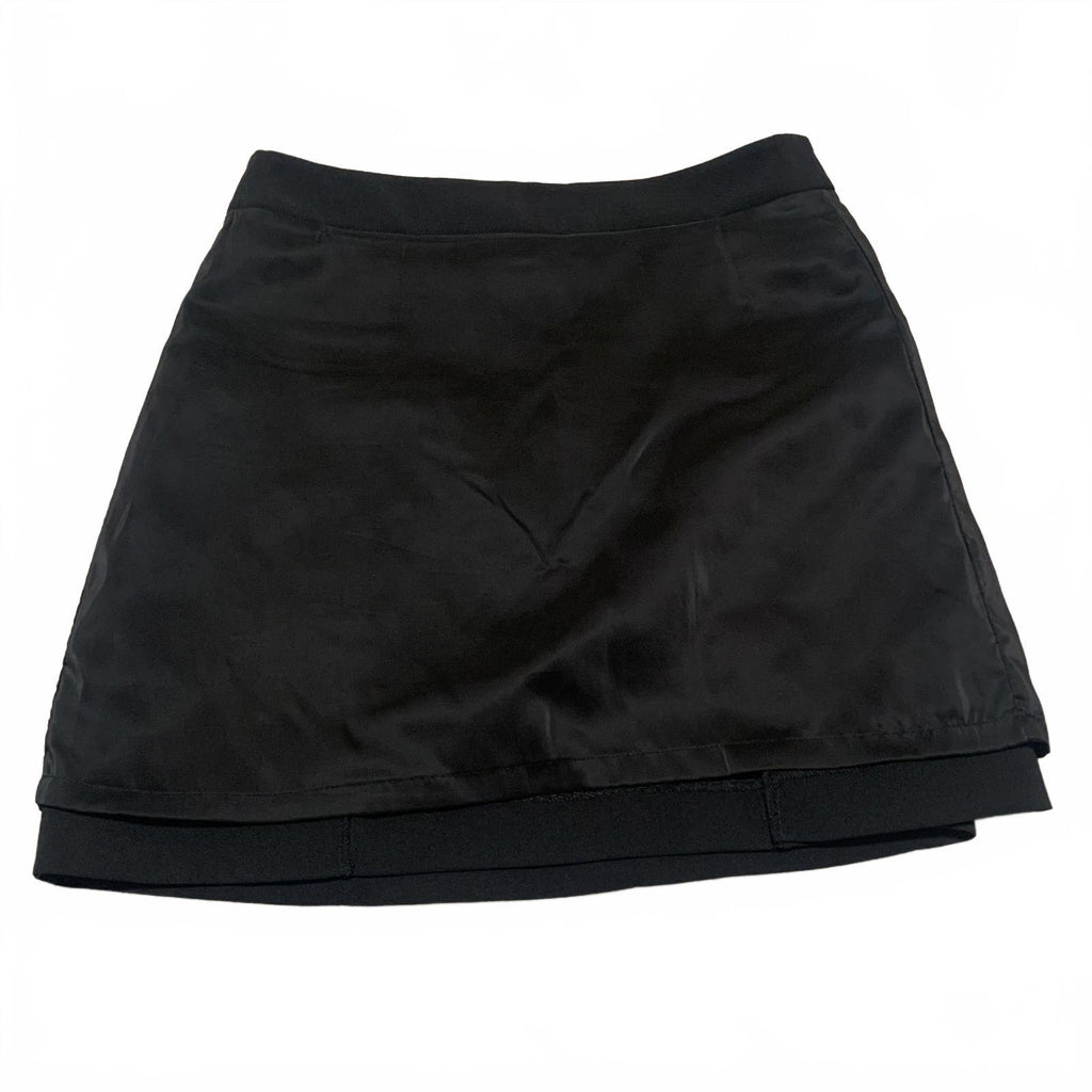On & On Womens Size 2 Black A-Line Mini Skirt