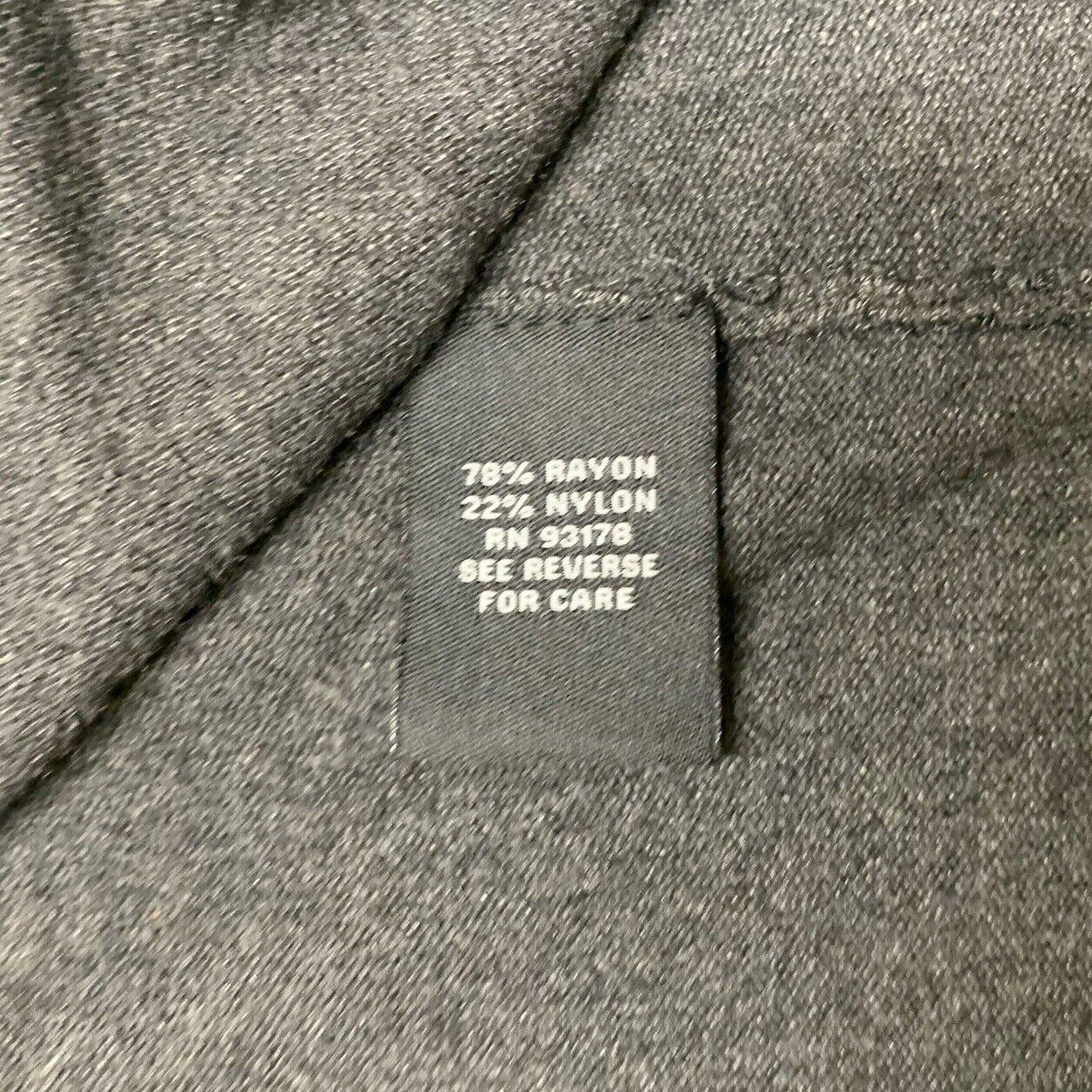 Premise Studio Women’s Small Gray Soft Knit Cascading Open Front Buckle Sweater