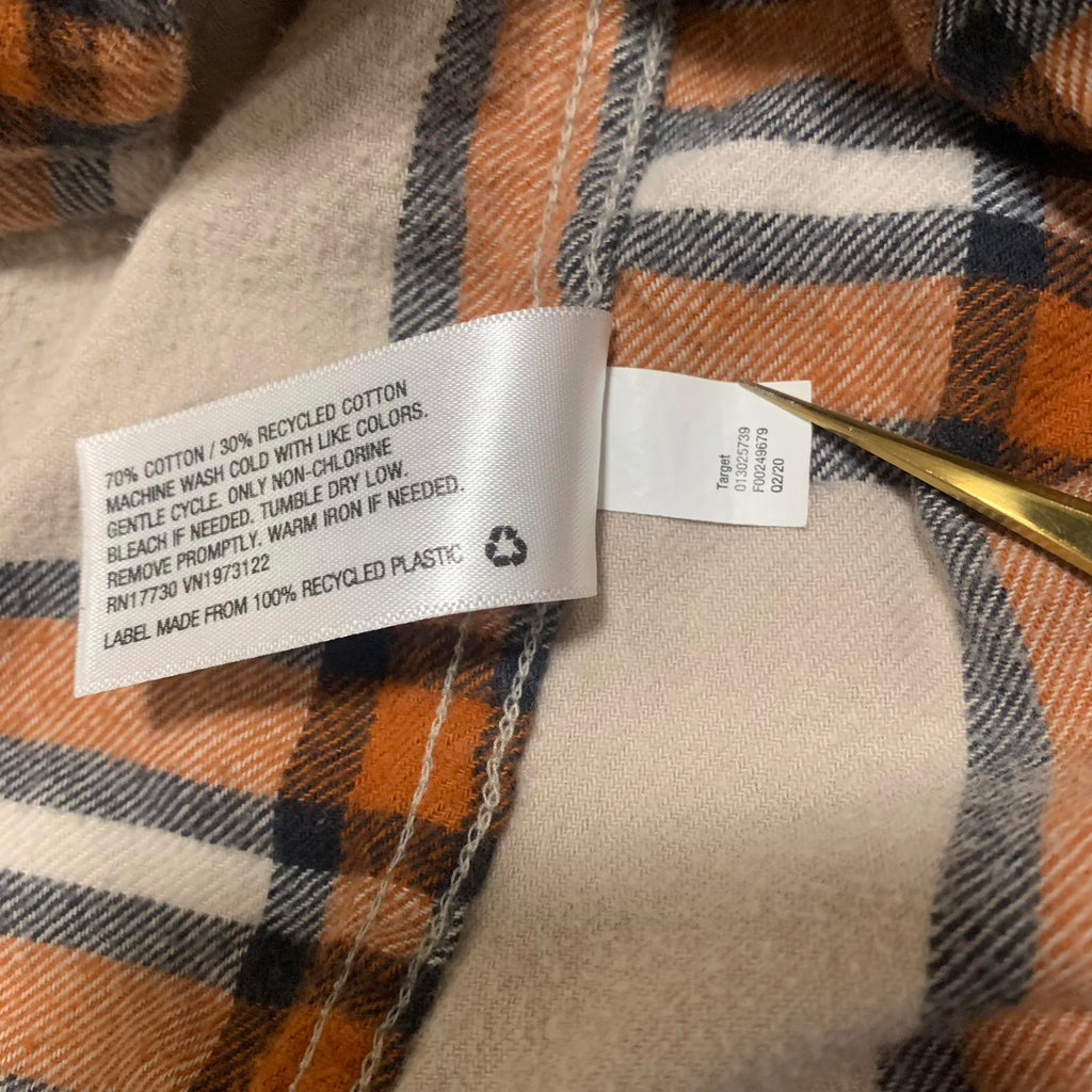 Universal Thread Men's Size Medium Casual Long Sleeve Plaid Shirt