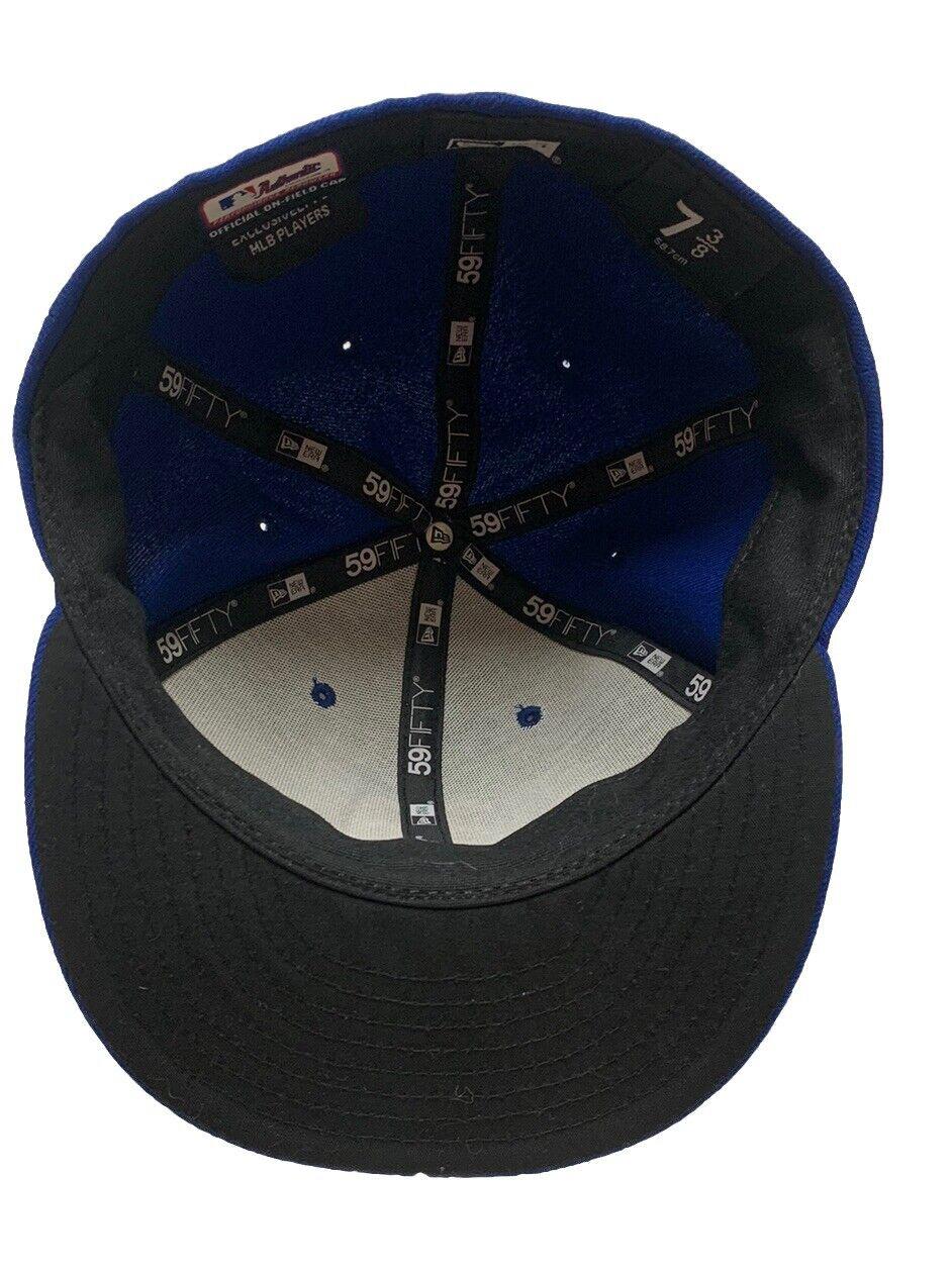 New Era 59Fifty NY Mets Official On Field Cap Baseball Practice Fitted Hat 7 3/8