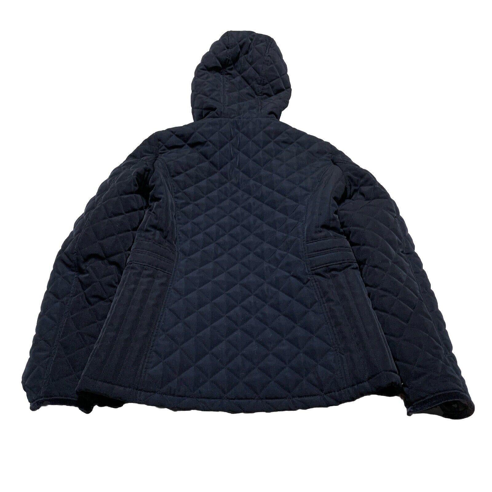 Laundry by Shelli Segal Women’s Size Small Navy Blue Hooded Coat Jacket Zipper