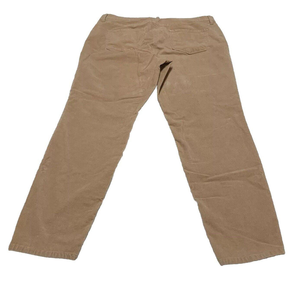 Talbots Women's Tan Corduroy  Sz 14 Curvy Jegging Pants