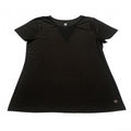 ABS Women's X-Large Black Short Sleeve Top