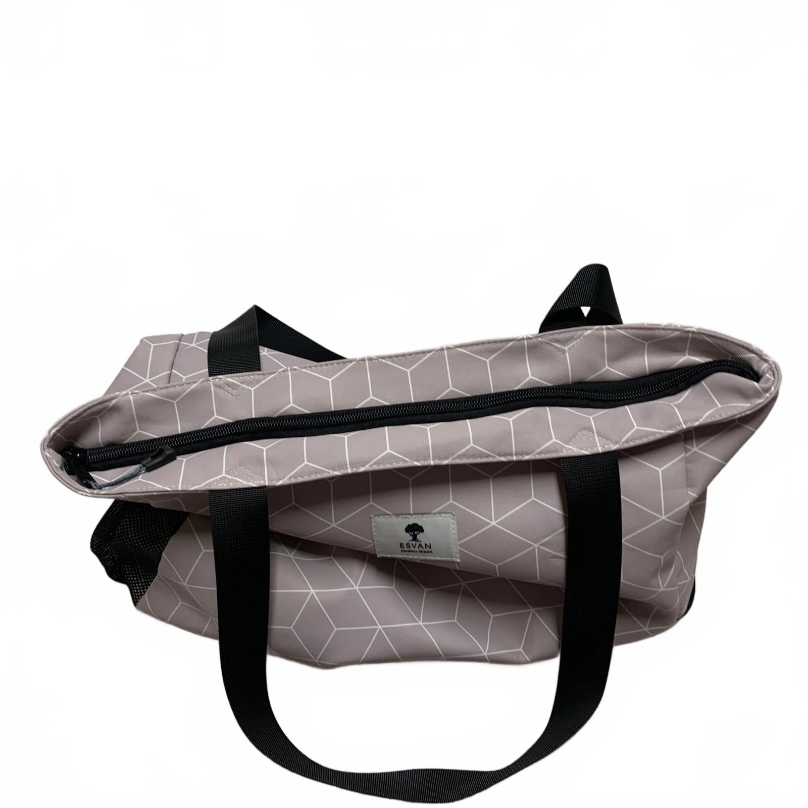 Esván Women's Utility Tote Shoulder Bag Floral Lilac