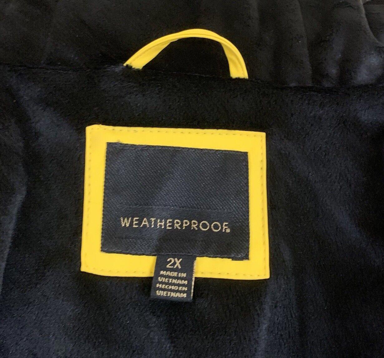 Weatherproof Men’s Raincoat Waterproof Sunflower Jacket 2XL Yellow NWT