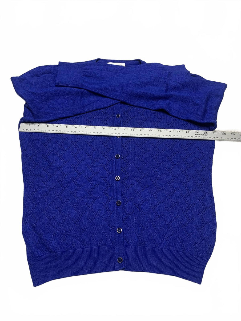 Allison + Zoe Women's  Size XL Blue Cardigan