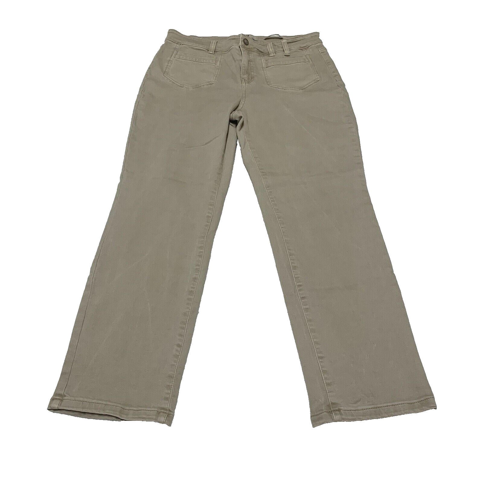 Nic+Zoe Jeans Women’s Size 32 Tan  Patch Front Pocket Beige