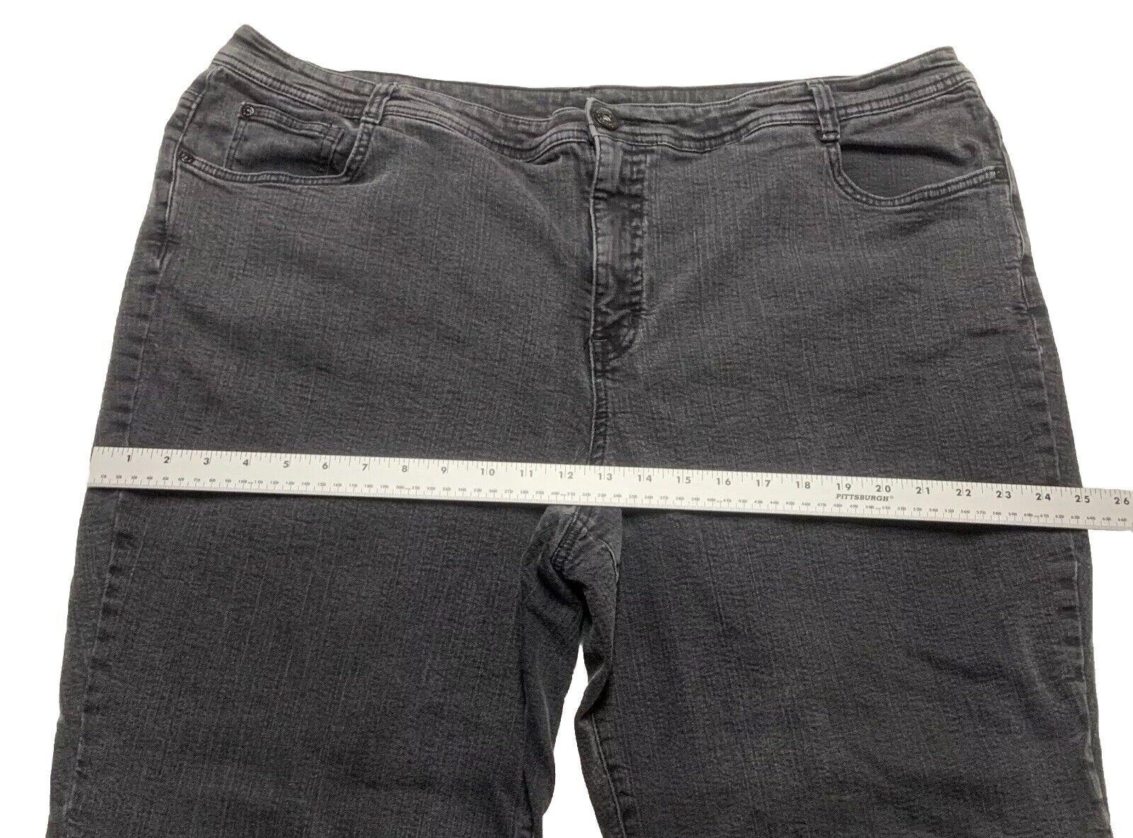 Style & Co Women’s Size 24W Gray Slim Leg High Rise Tummy Control Jeans