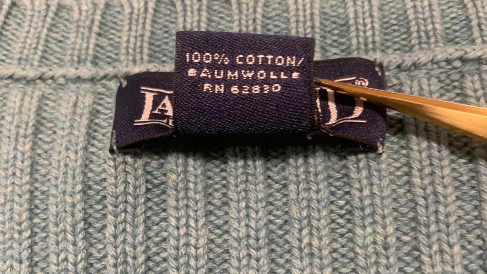 VTG 90s Lands’ End Sweater Men’s M 38 40 Green Ribbed Knit Crewneck Made in USA