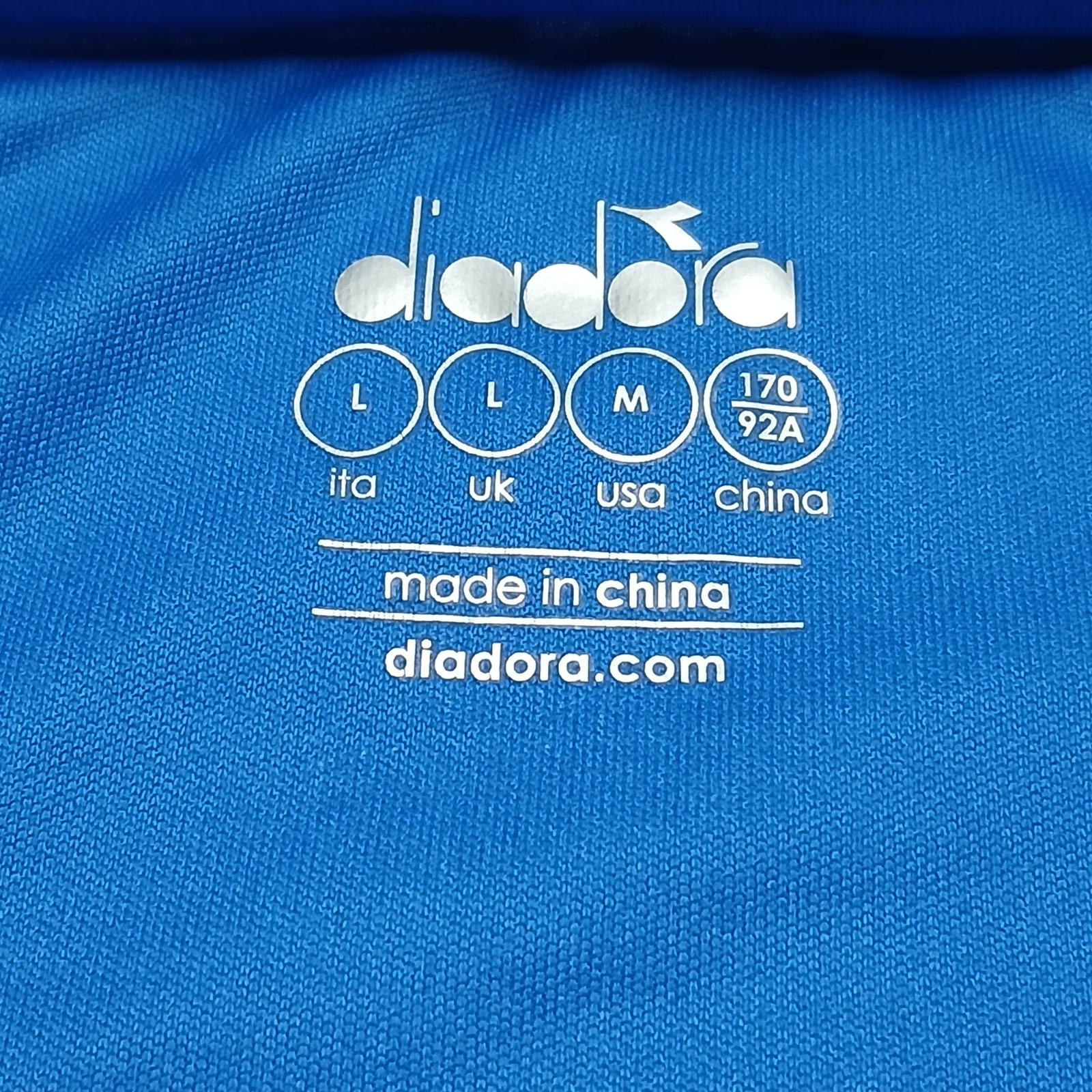 Diadora Men's Size M Unisex NJ Marathon T-Shirt Sport Performance Tee