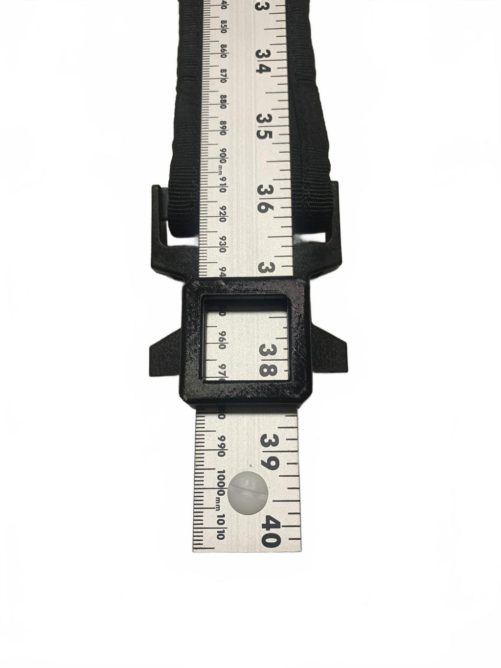 Rugged Nylon Adjustable Black Belt Strap Buckle Utility Multi-Snap Design
