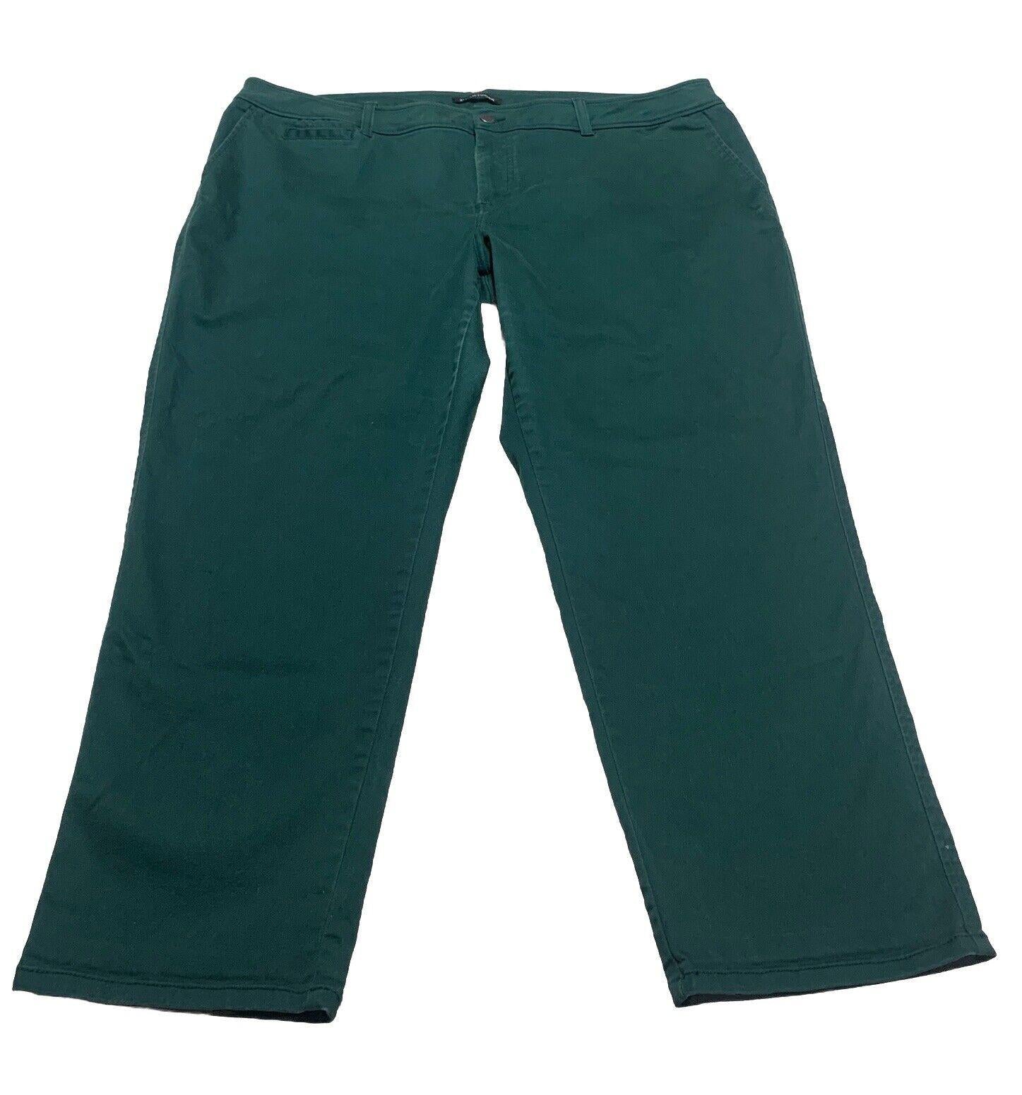 41 Hawthorn Jeans  Women's Size 22W Green  Slant Side