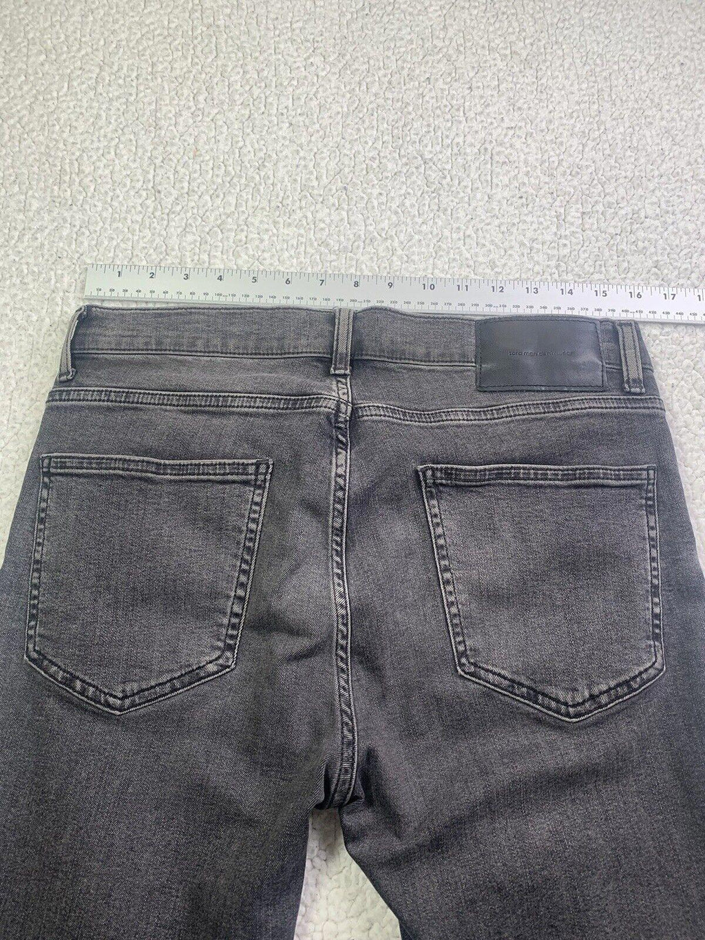Zara Jeans Men 32 Black Denim  Medium Wash Pants