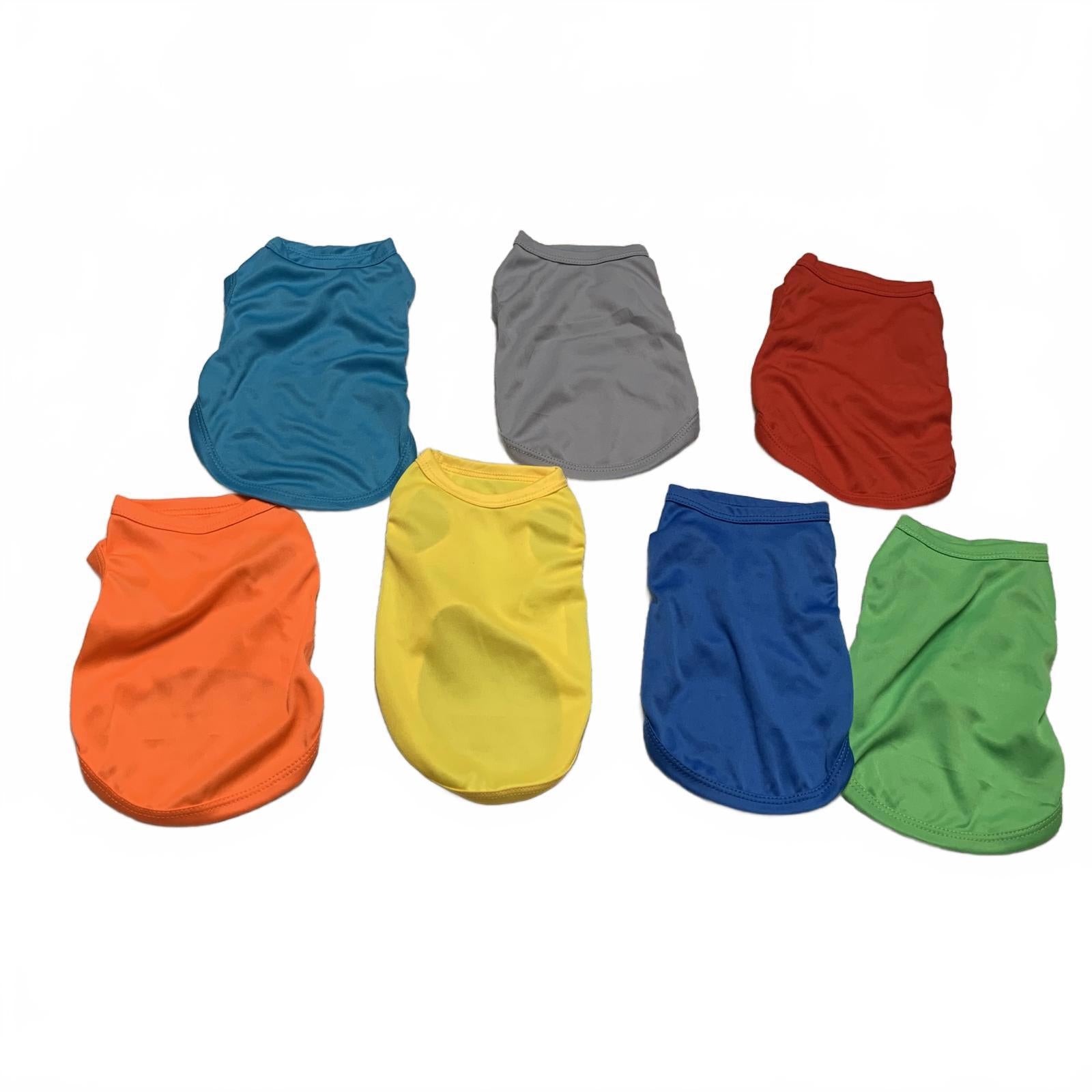 Dog Set 7 T-Shirts Size Small multicolored