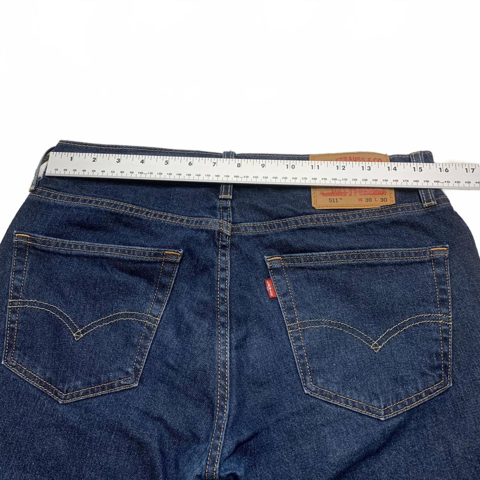 Levi's 511 Slim Fit Jeans Men's Size 30x30 Blue Classic 31  x 28.50 Actual