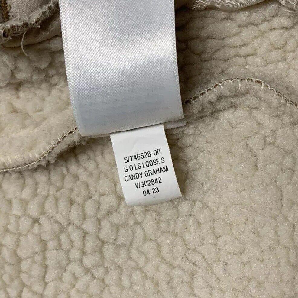 Old Navy Baby Toddler Size 18-24 M Camel Faux Suede Sherpa Coat