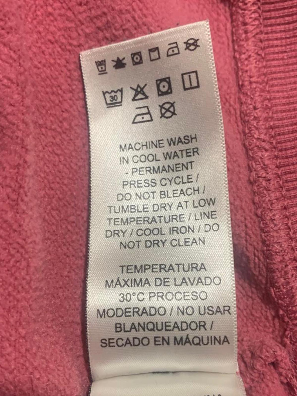 Puma Women's Size Medium Dusty Rose Oversized Hoodie Sweatshirt