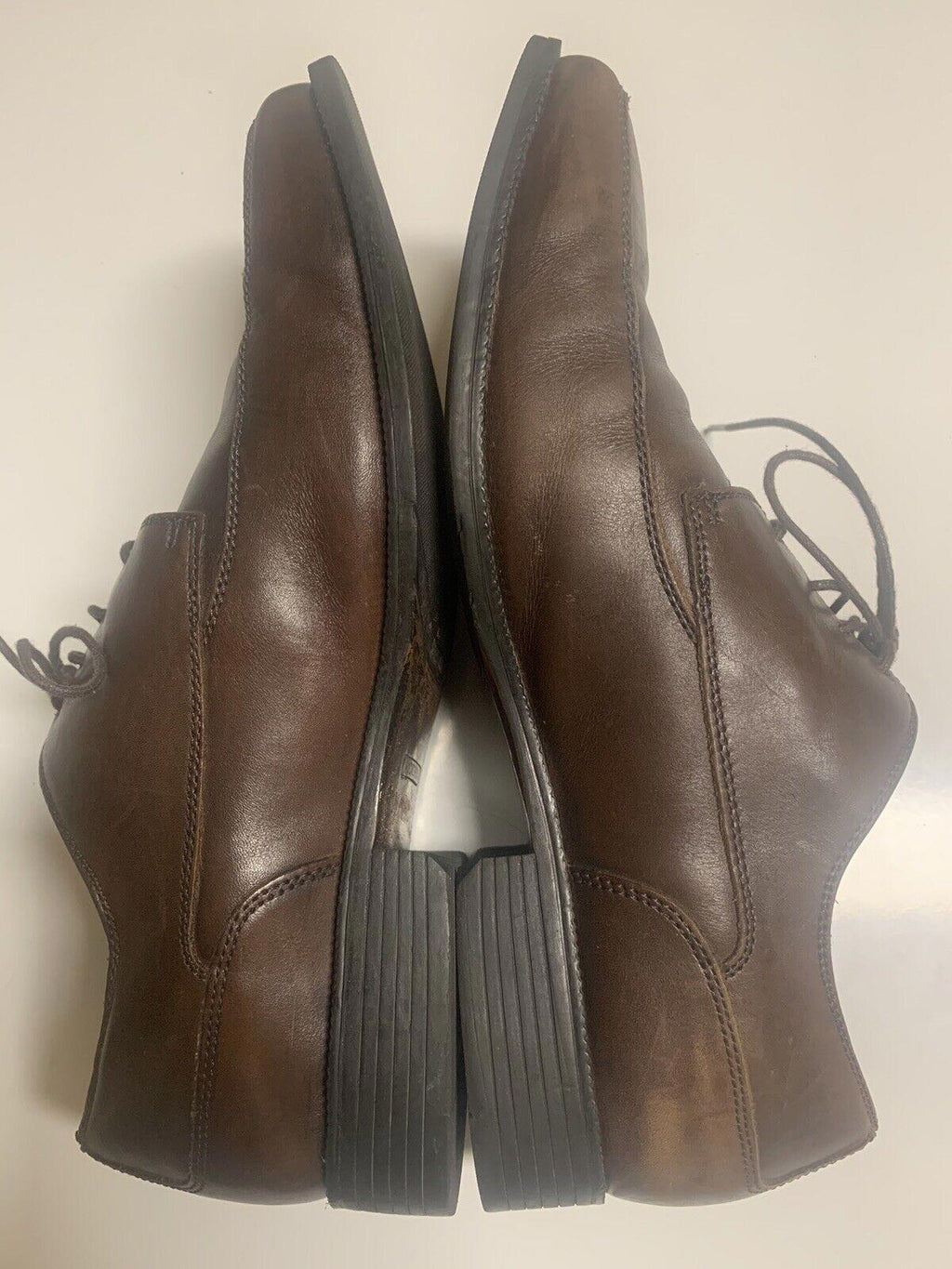 Florsheim Men's 1 1 D  Brown Dress Shoes Leather Moc