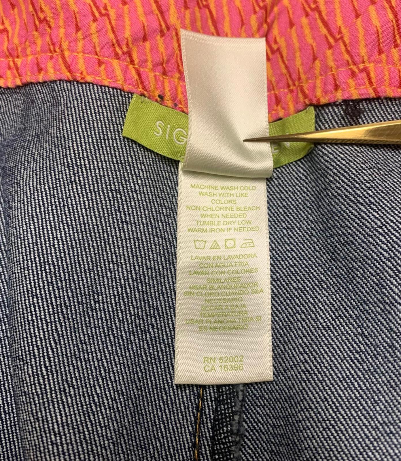 Sigrid Olsen Women's Sz 20 W Denim Jeans  Wide-Leg 44 x 30