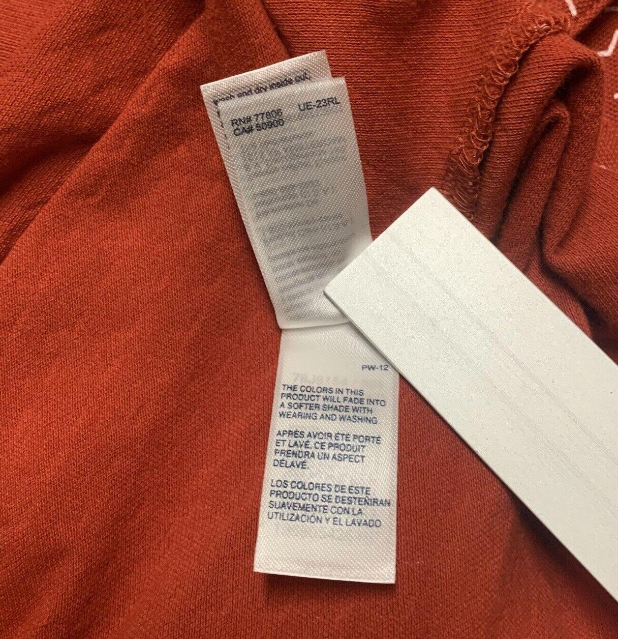 Tommy  Hilfiger Men’s XXL XXG TTG Polo Shirt Red/Orange