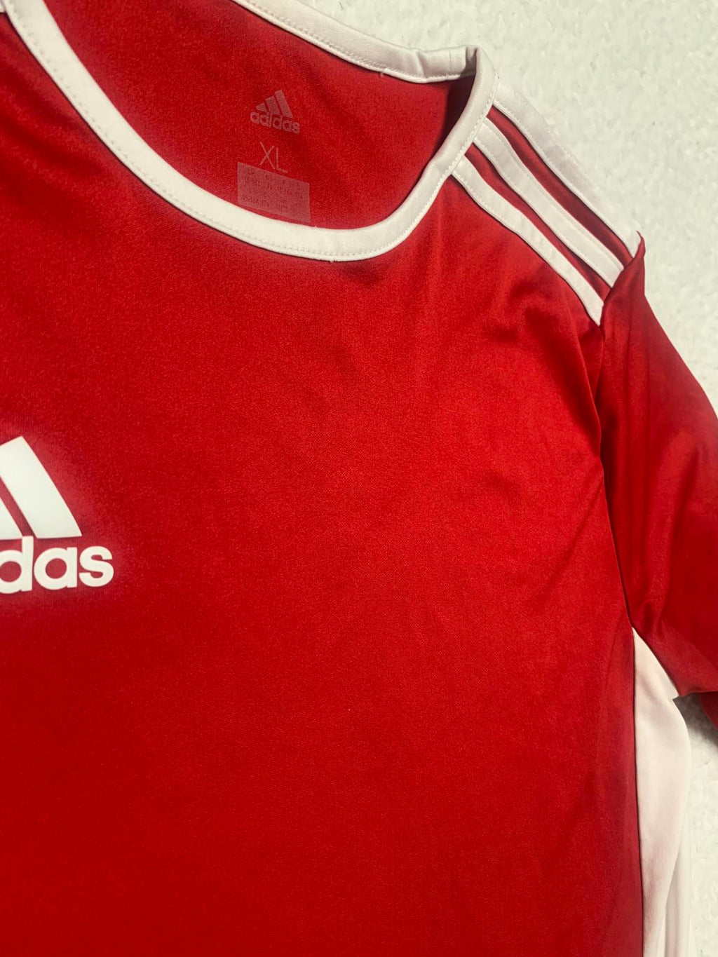 Adidas Unisex Kids X Large Soccer Jersey  Red Clima Cool