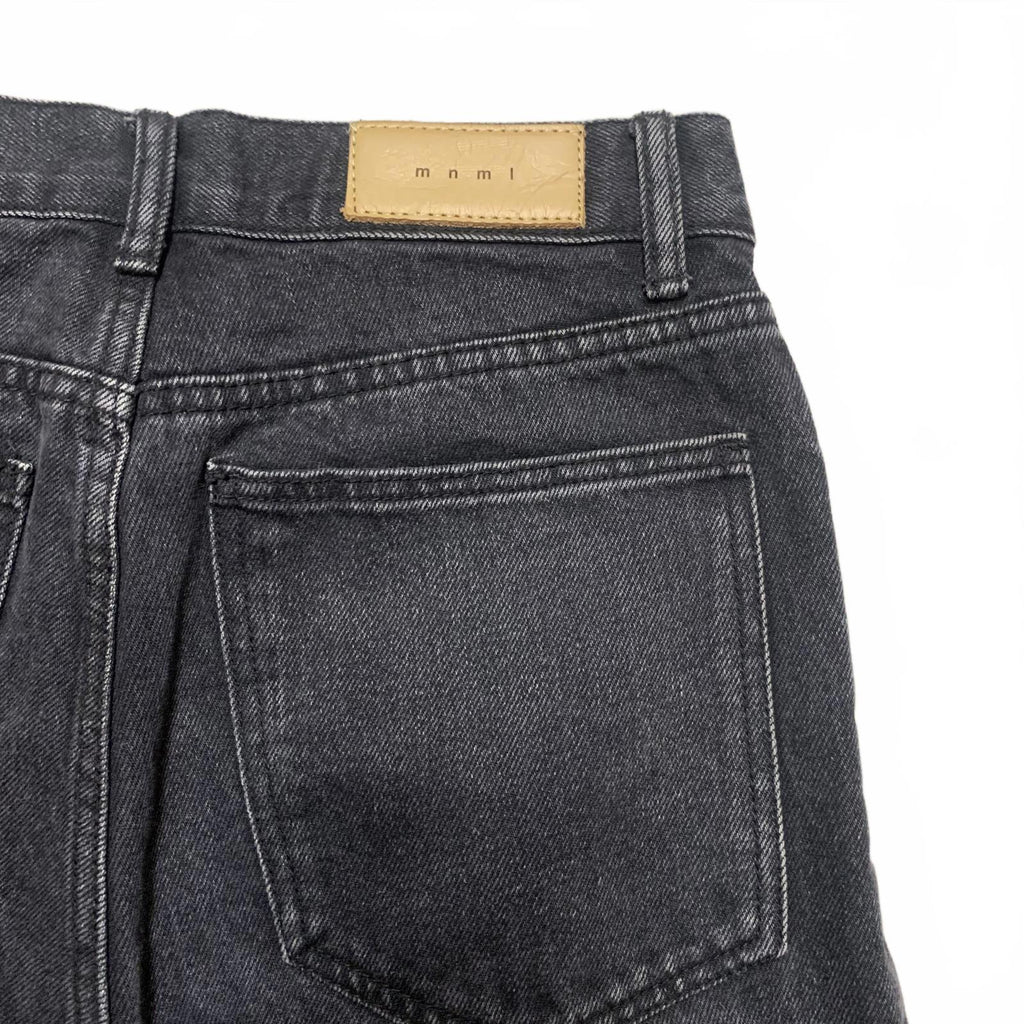 MNML Mens Sz 28 Black Skull Graphic Jeans