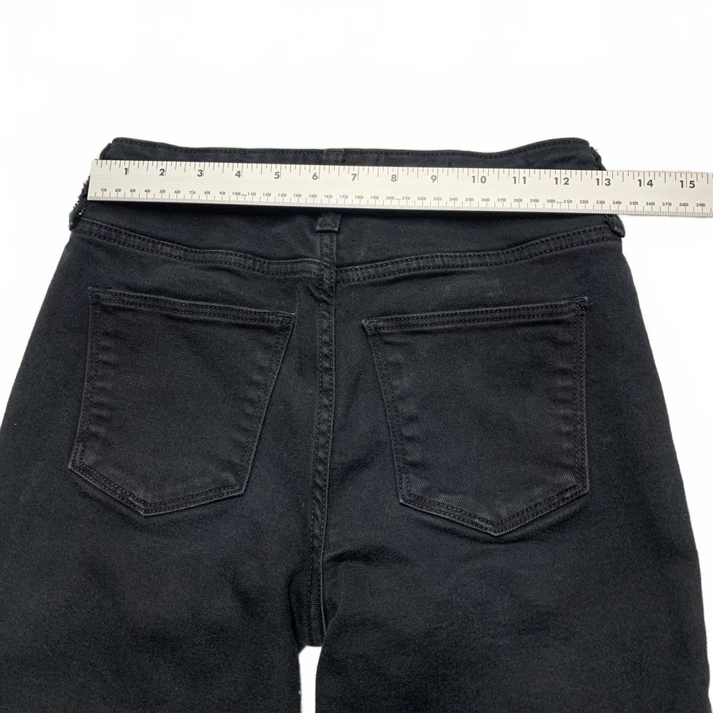 Universal Thread Goods Co Jeans Women's Size 2/26R Black Straight Leg 26 x 26.25