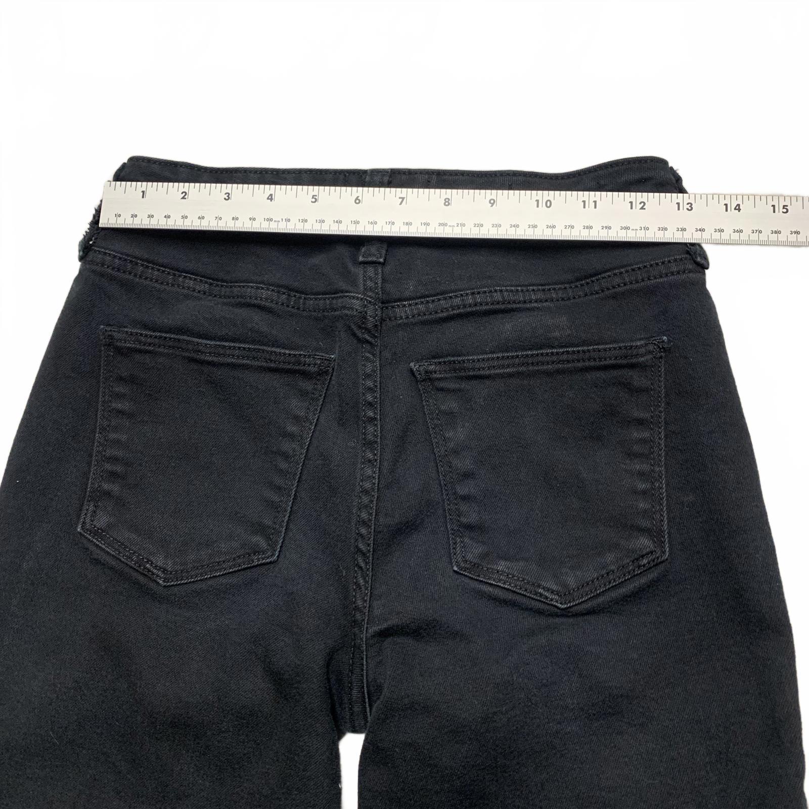 Universal Thread Goods Co Jeans Women's Size 2/26R Black Straight Leg 26 x 26.25