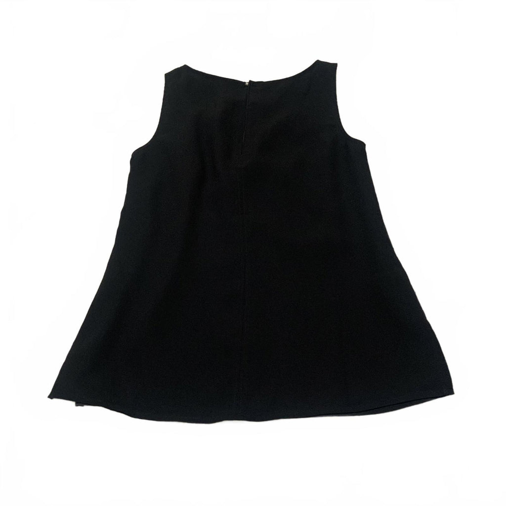 Ann Taylor Women's Size X-Small Black Sleeveless Blouse