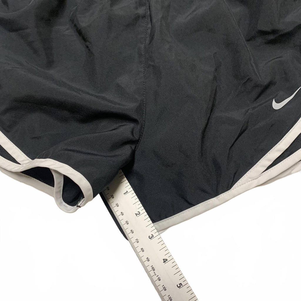 Nike Dri Fit  Women's Sz Small Running Shorts Black White Trim
