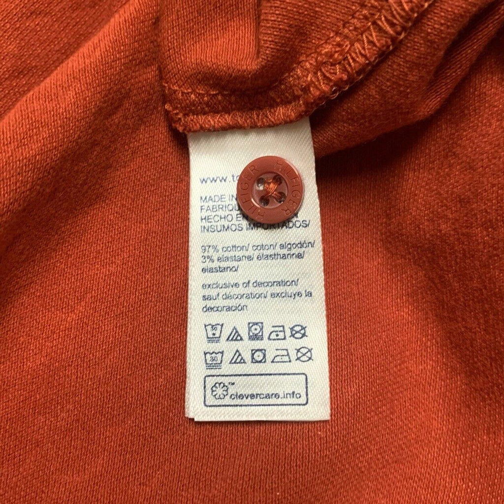 Tommy  Hilfiger Men’s XXL XXG TTG Polo Shirt Red/Orange