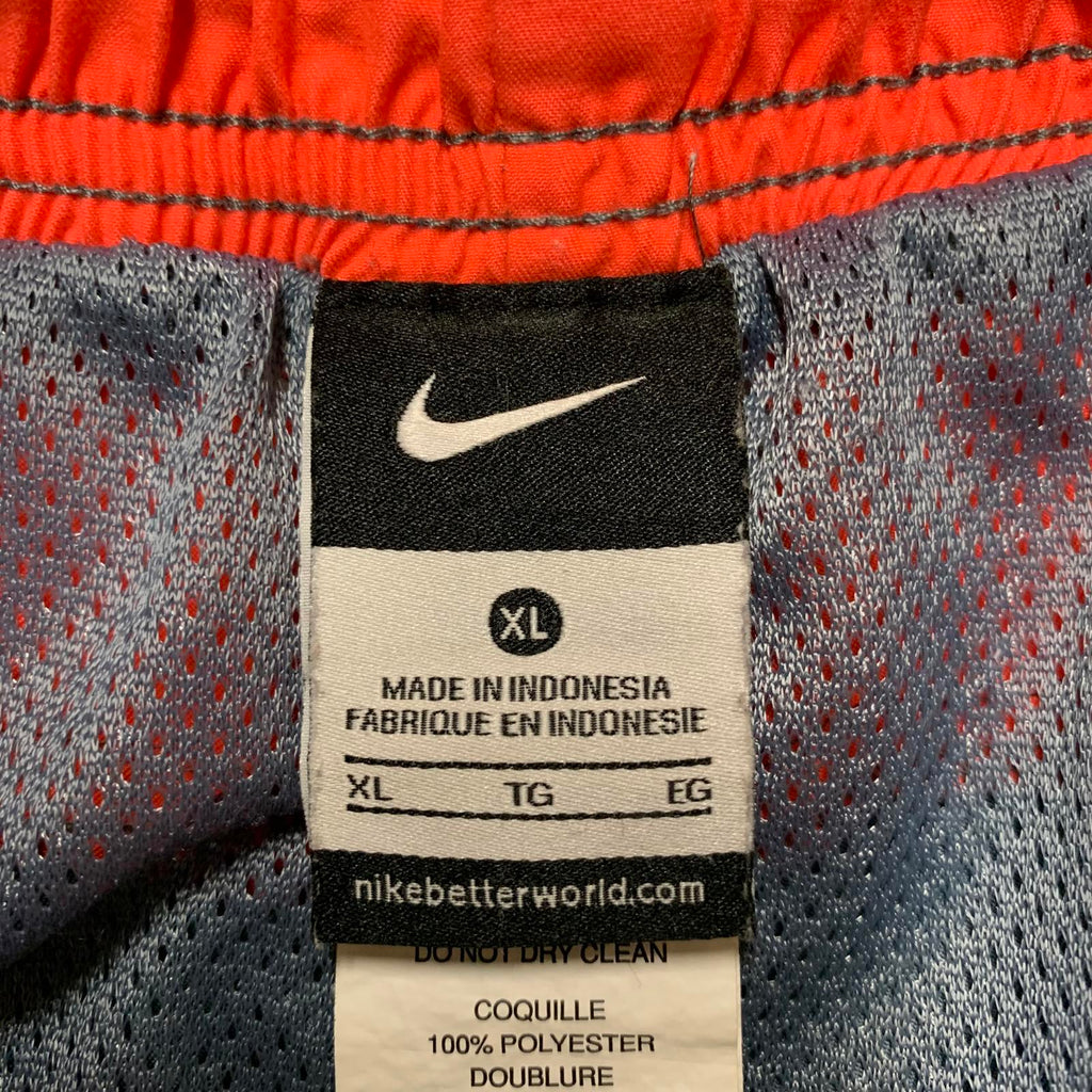Nike Men's Sz XL Gray & Orange Swim Shorts