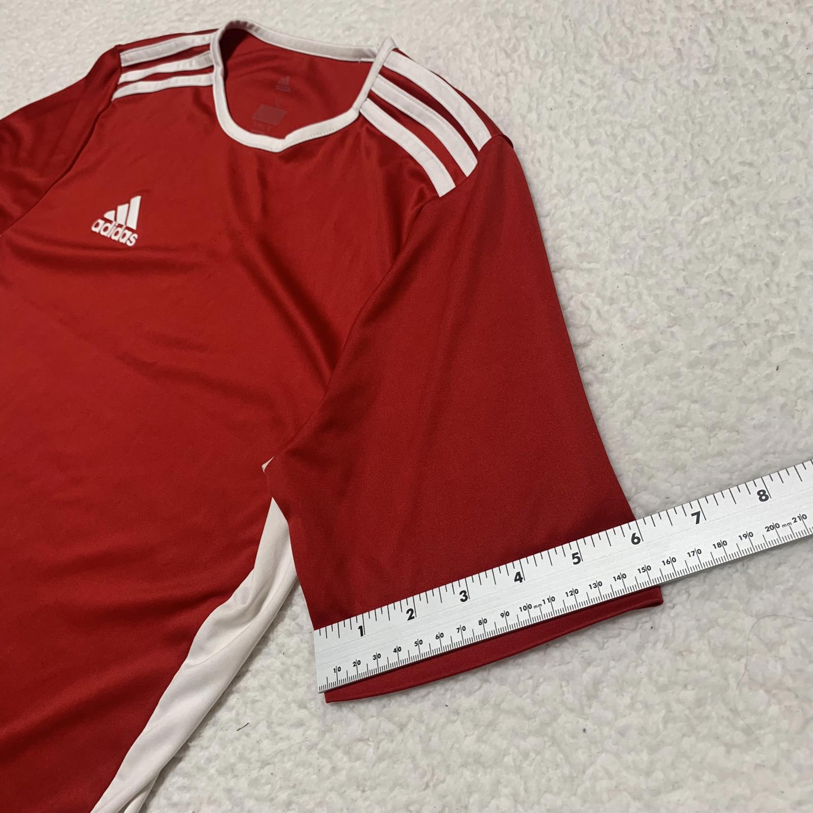 Adidas Unisex Kids X Large Soccer Jersey  Red Clima Cool