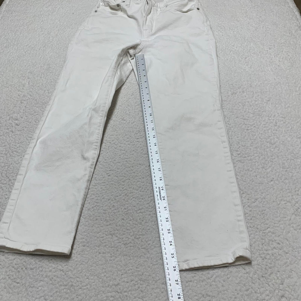 Madewell Womens Size 28 White Denim Pants