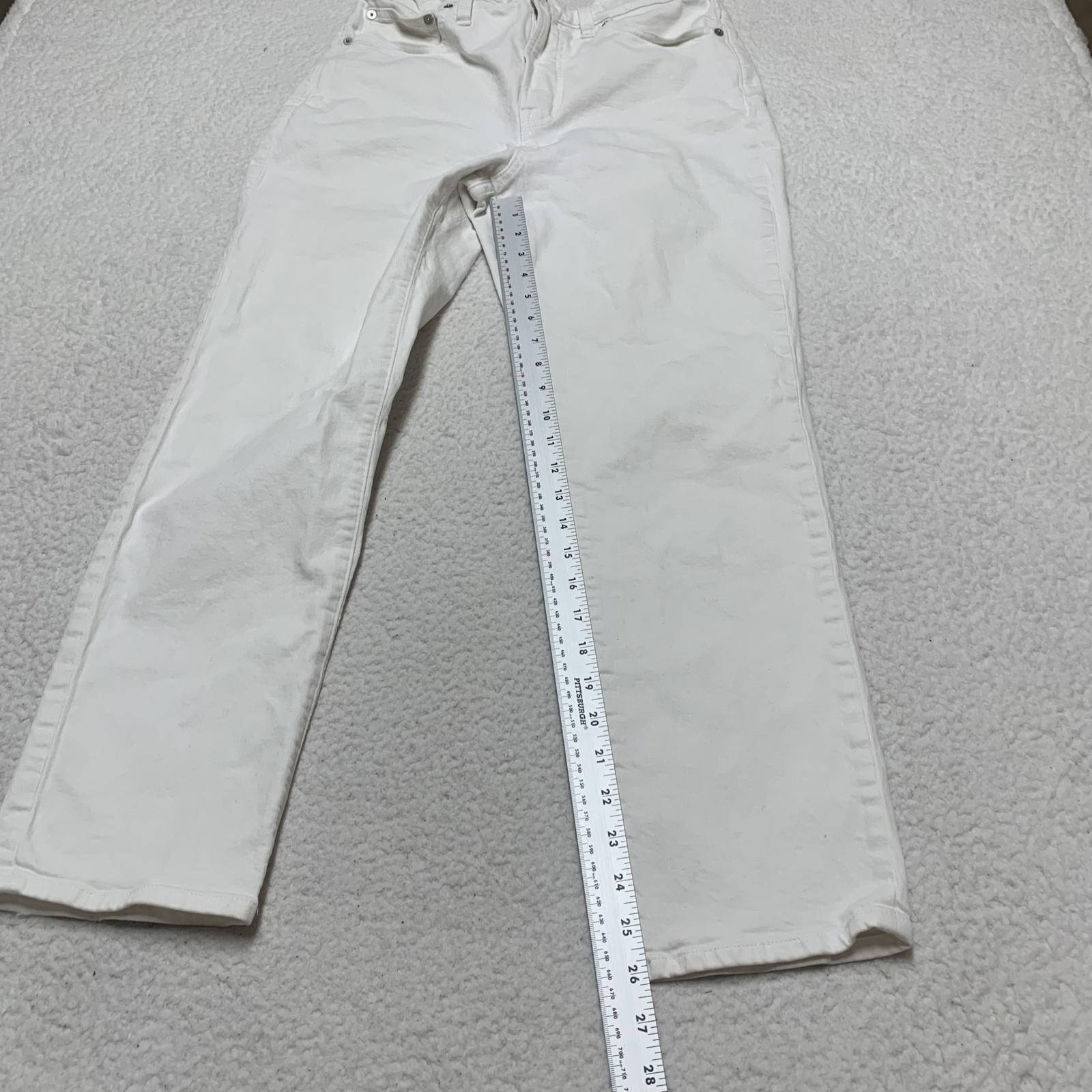 Madewell Womens Size 28 White Denim Pants