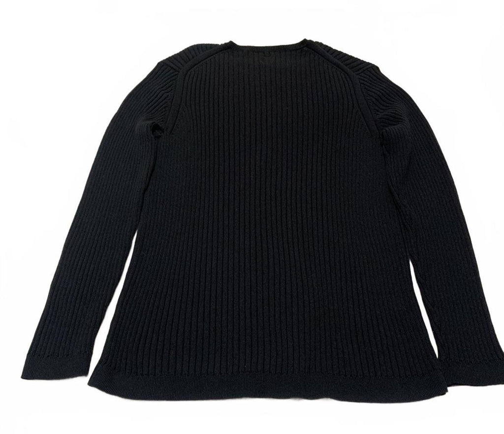 Gap Men's Size XXL Tall Black Ribbed knit Sweater 100% Cotton Long Sleeve NWT