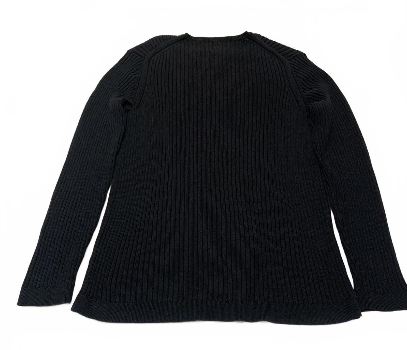 Gap Men's Size XXL Tall Black Ribbed knit Sweater 100% Cotton Long Sleeve NWT
