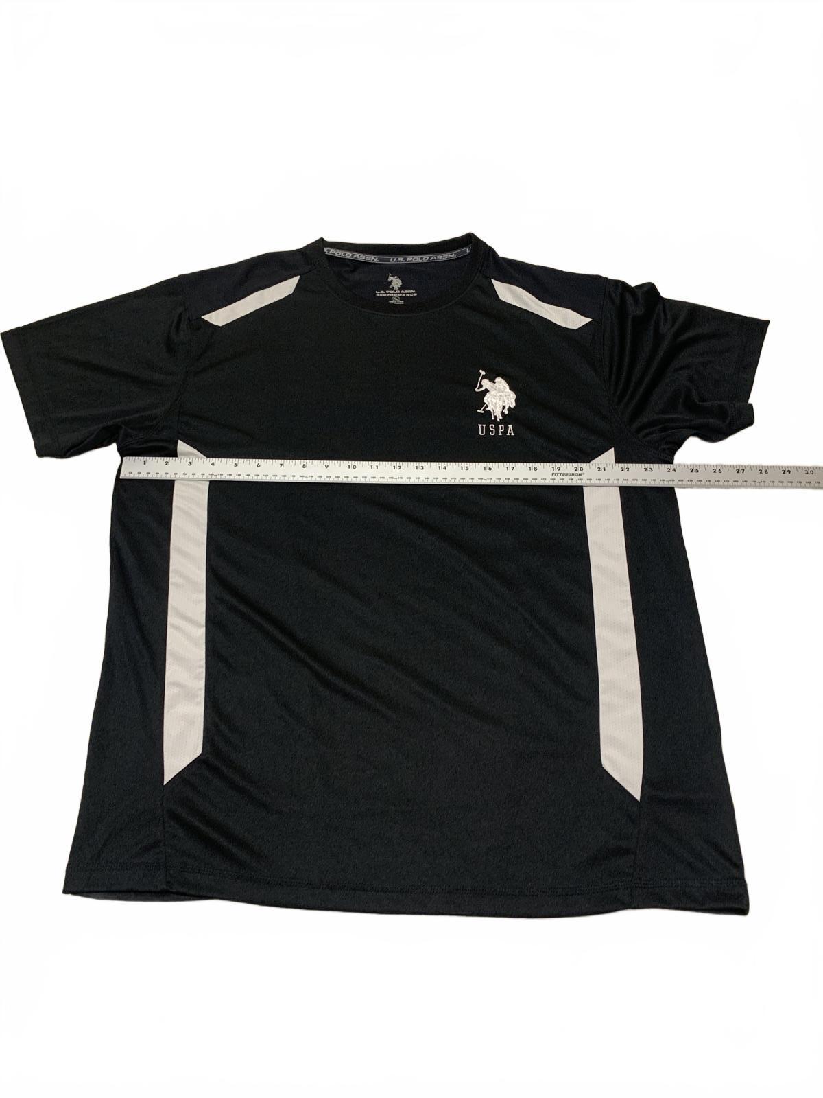 U.S. Polo Assn. Performance Shirt XL Black White