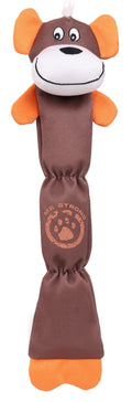 Pet Life ® Animated Extra Long Nylon Squeaker Water-resistant Plush Dog Toy