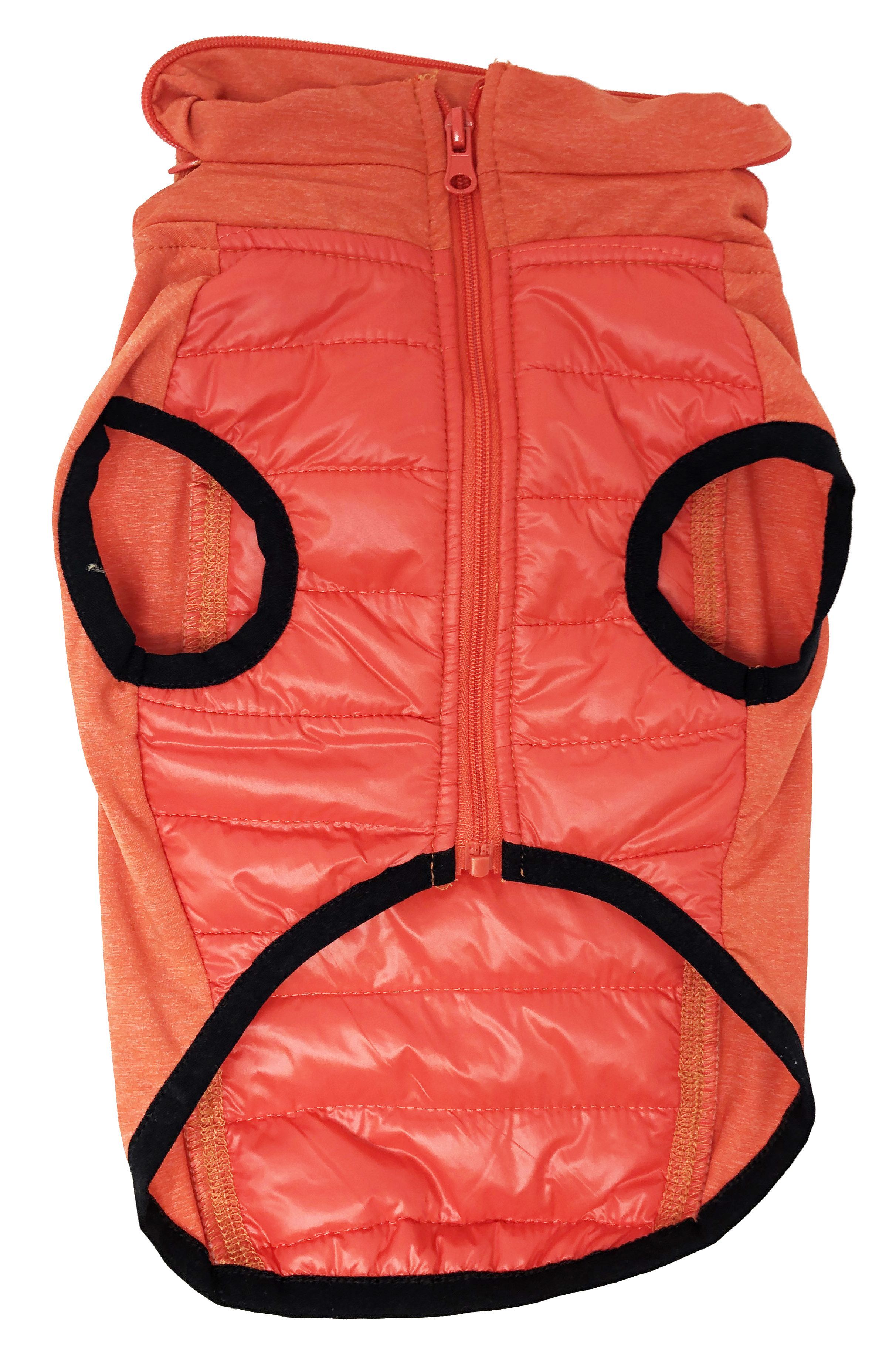Pet Life ® 'Apex' Lightweight Hybrid 4-Season Stretch and Quick-Dry Dog Coat w/ Pop out Hood