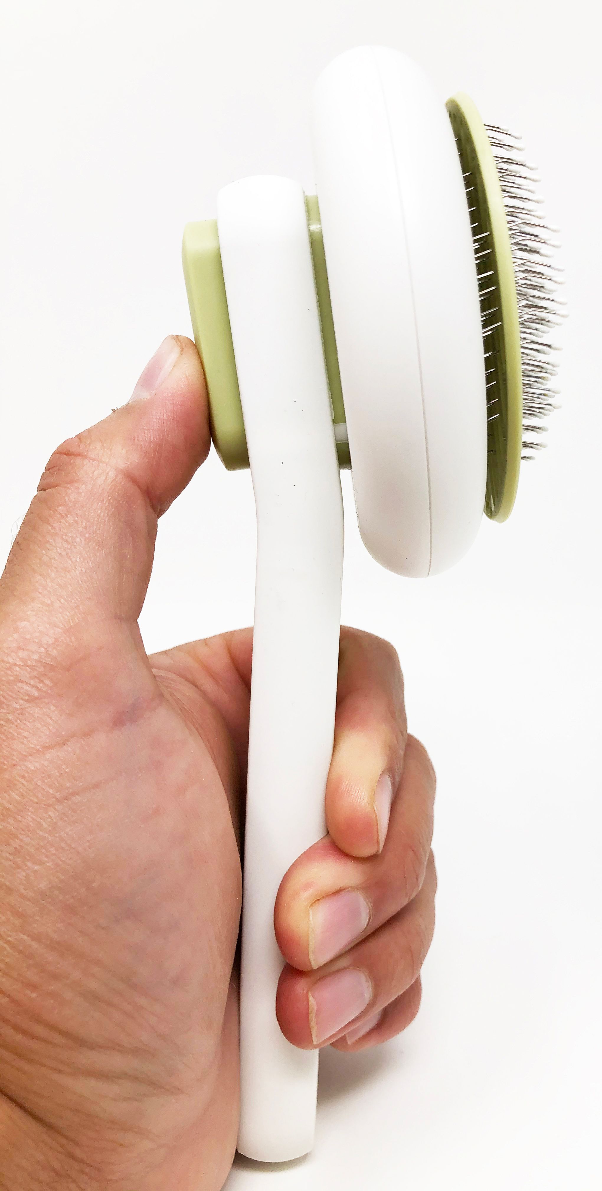 Pet Life ® 'Concepto' Modern Bristle Grooming Pet Deshedder Comb