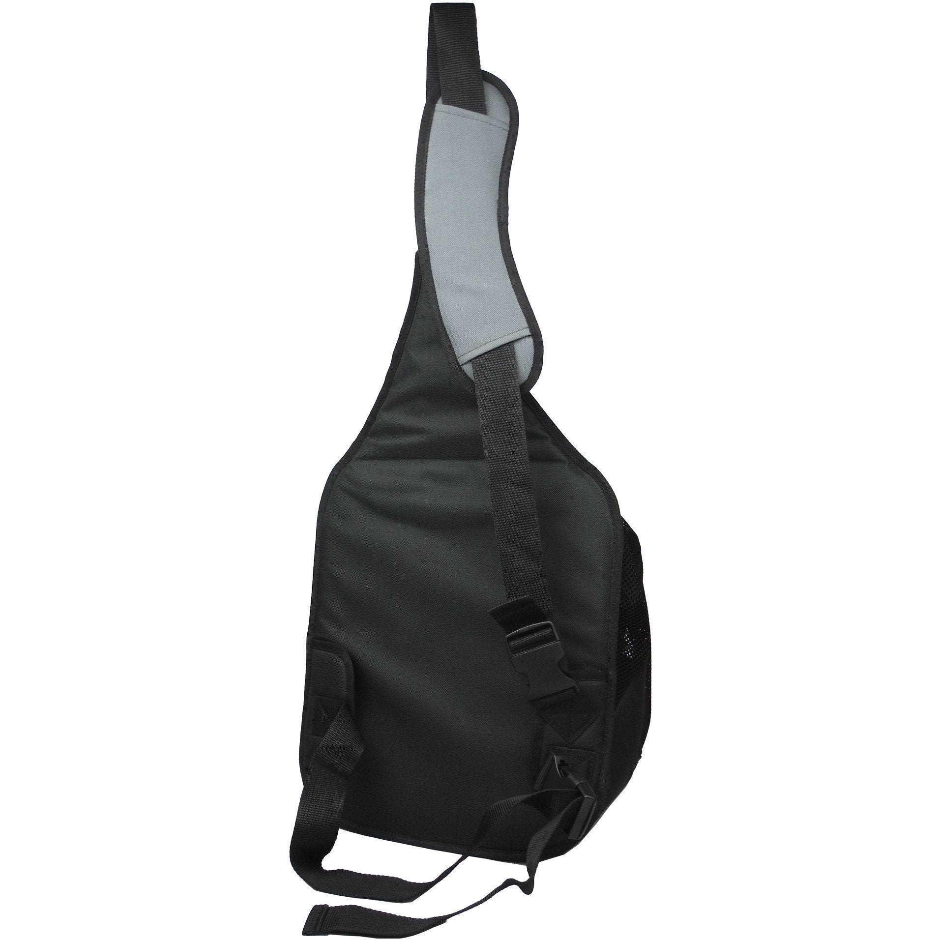 Pet Life ® Single Strap Over-The-Shoulder Hands Free Fashion Backpack Pet Dog Carrier